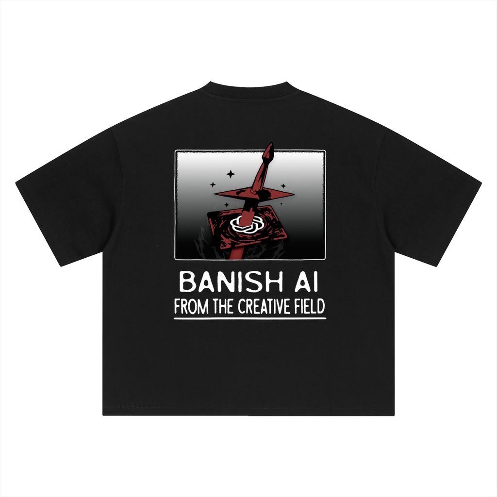 [ FCK AI ] Boxy Oversized T-Shirt