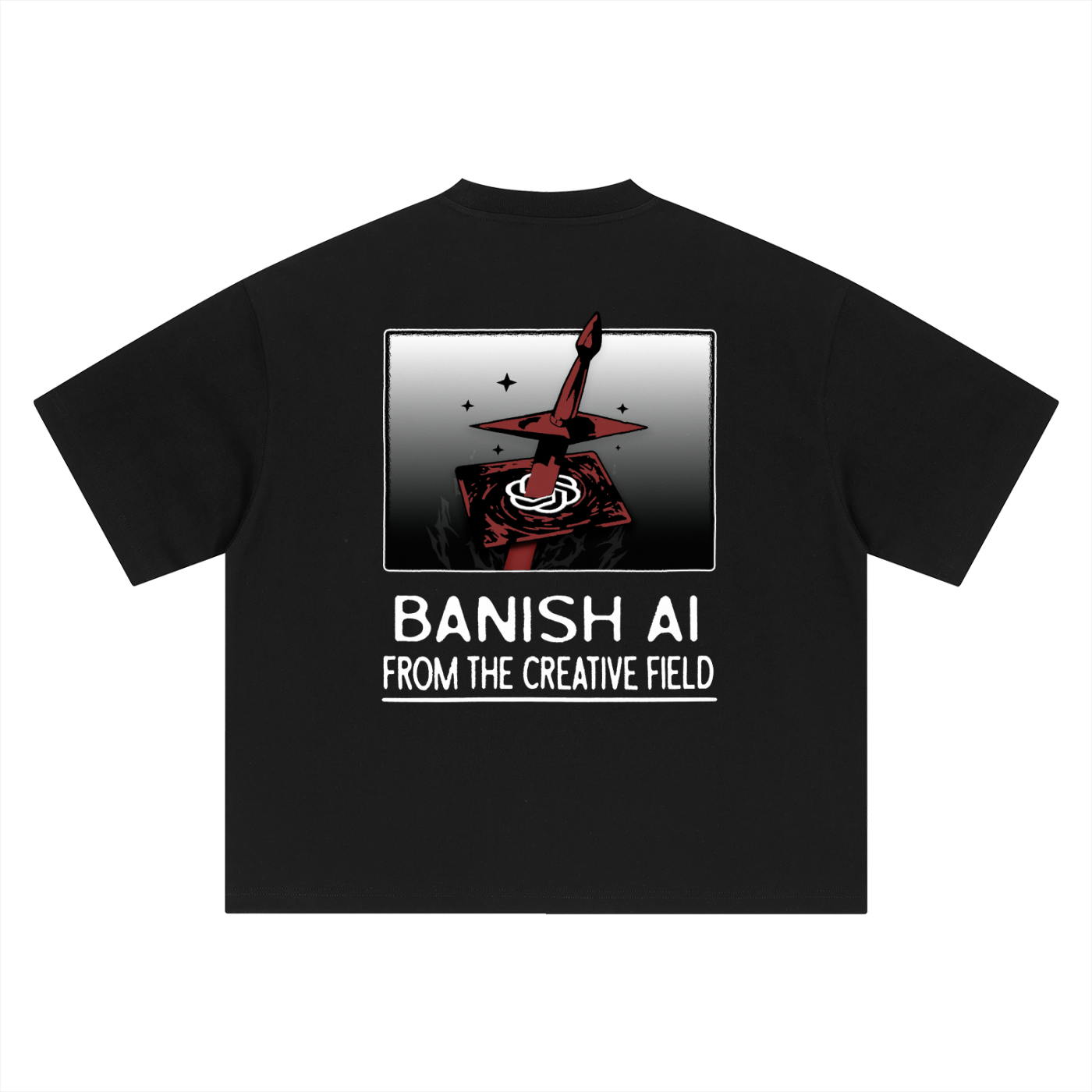[ FCK AI ] Boxy Oversized T-Shirt