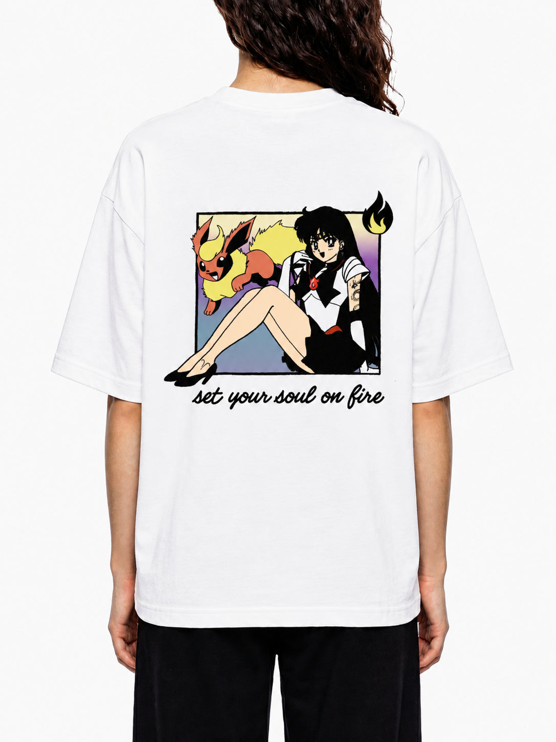 [ SOUL FIRE ] Boxy Oversized T-Shirt