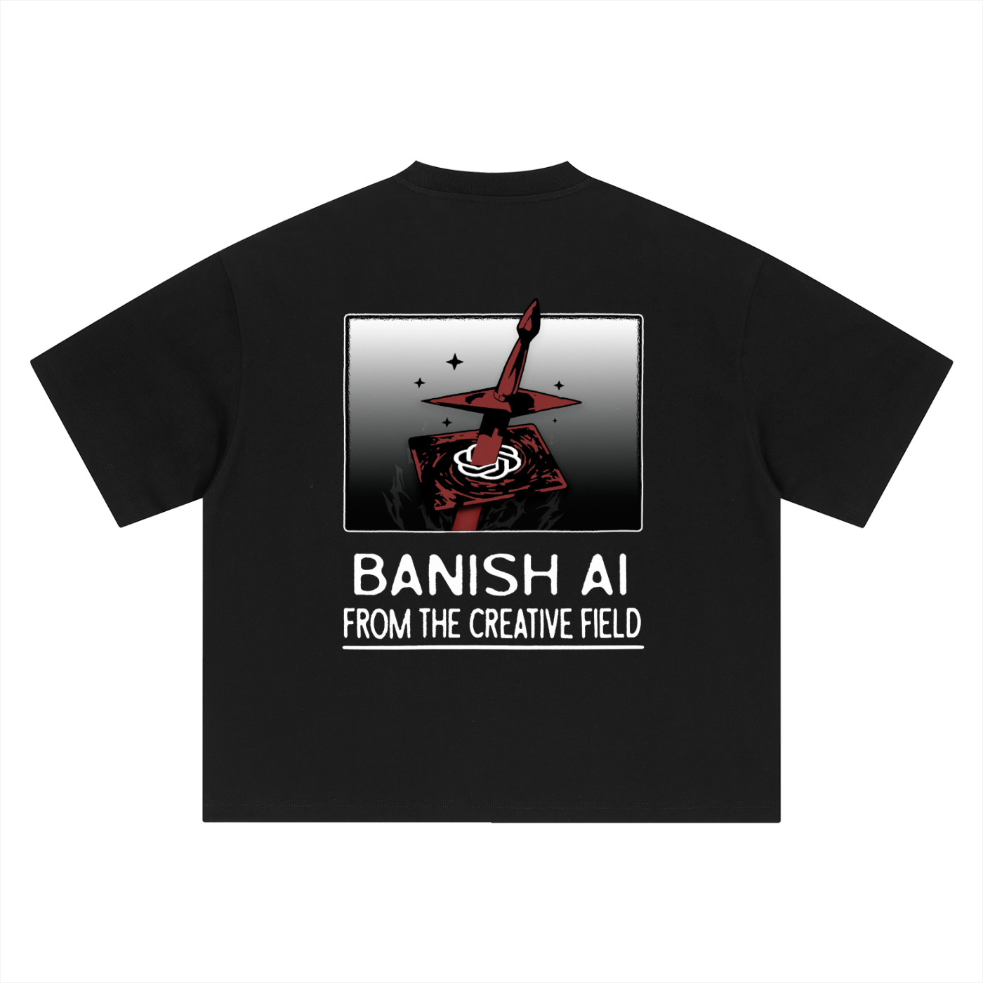 [ FCK AI ] Boxy Oversized T-Shirt