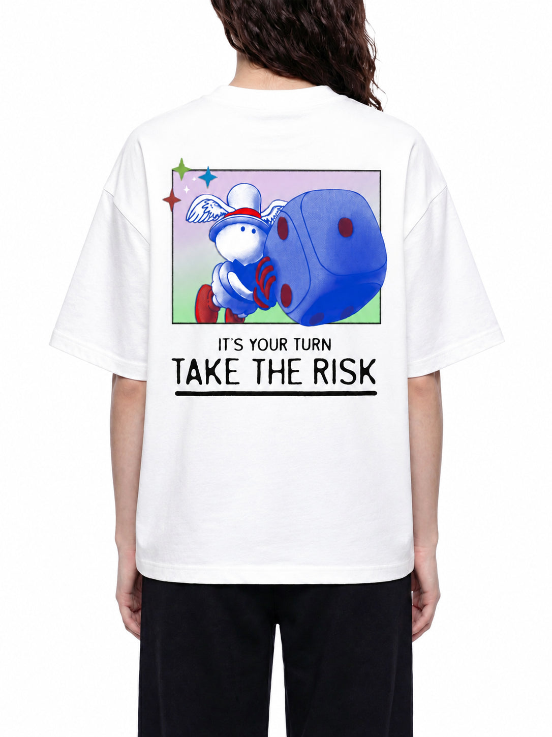 [ TAKE THE RISK ] Boxy Oversized T-Shirt