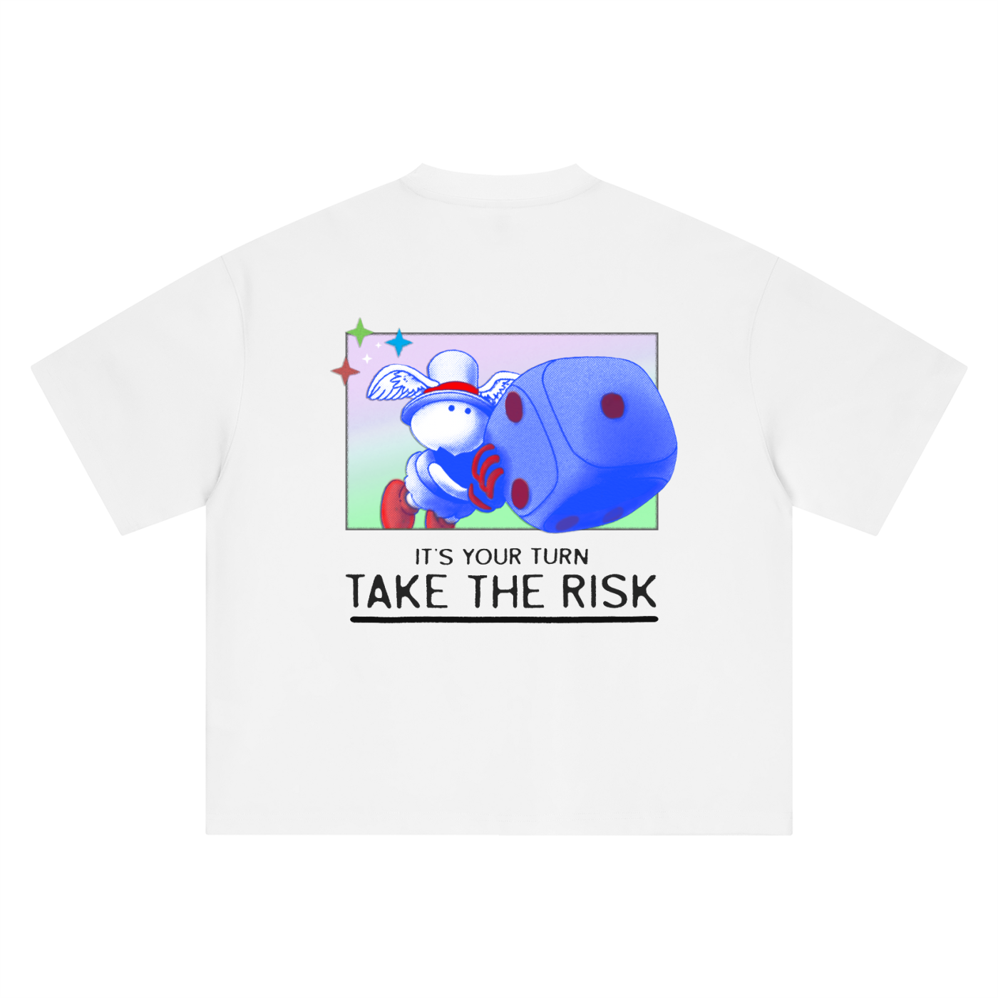 [ TAKE THE RISK ] Boxy Oversized T-Shirt